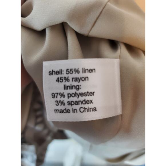 Isabel Toledo Lane Bryant Gold/Silver Sheath Dress, NWT, Size 18 - Picture 6 of 6